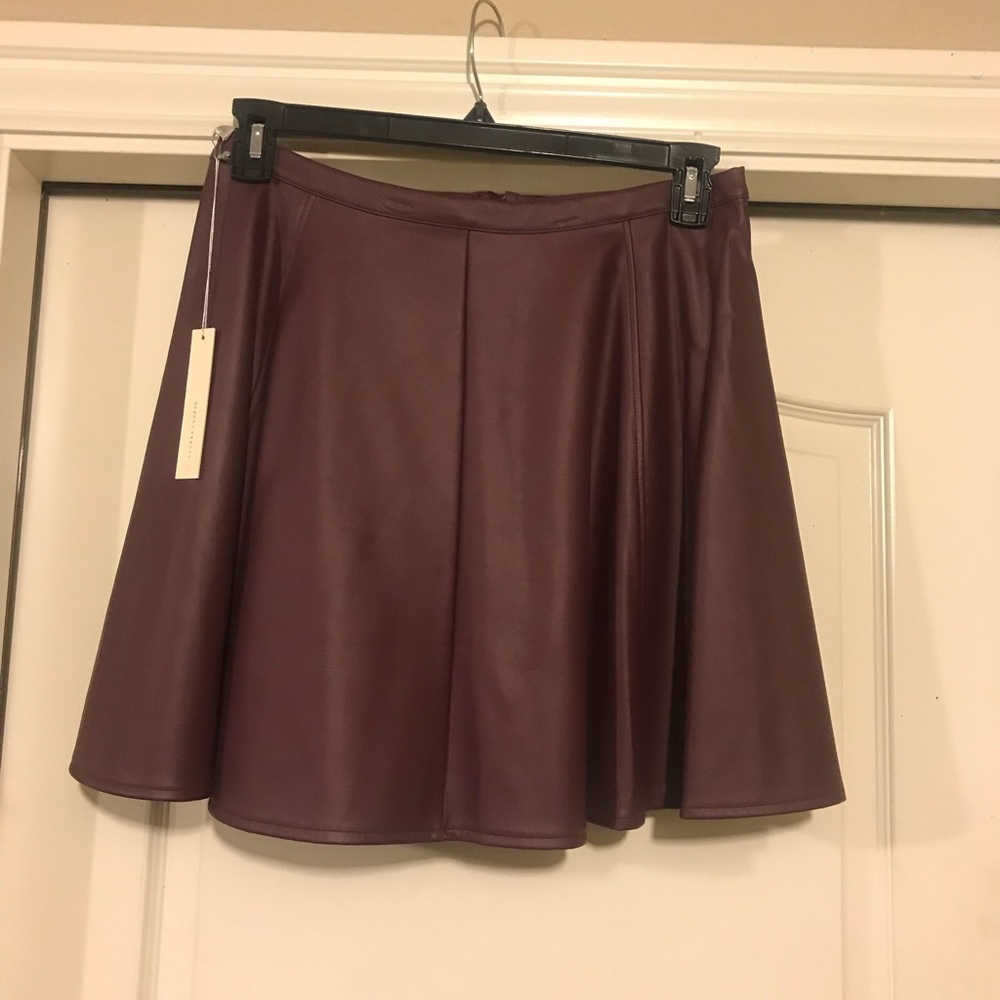 Pleather skirt